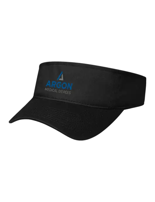 Black Cap Visor w/Argon Medical Devices Logo