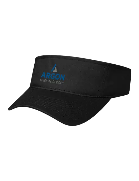 Black Cap Visor w/Argon Medical Devices Logo
