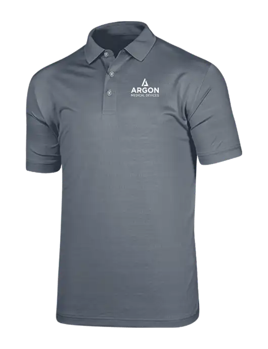 Callaway Vibrant Light Grey Ventilated Polo w/Argon Medical Devices Logo