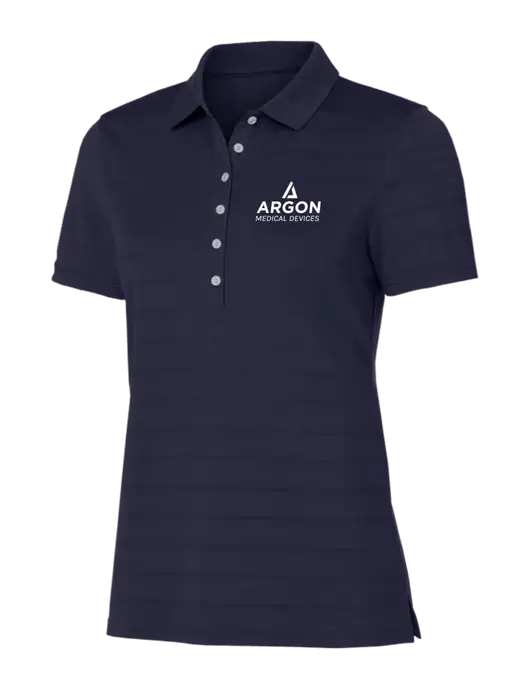 Callaway Womens Navy Ventilated Polo w/Argon Medical Devices Logo