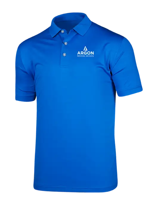Callaway Vibrant Royal Blue Ventilated Polo w/Argon Medical Devices Logo
