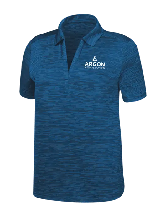 Callaway Womens Medium Slate Blue Broken Stripe w/Argon Medical Devices Logo