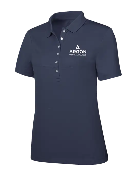 Callaway Womens Ottoman Navy Polo w/Argon Medical Devices Logo