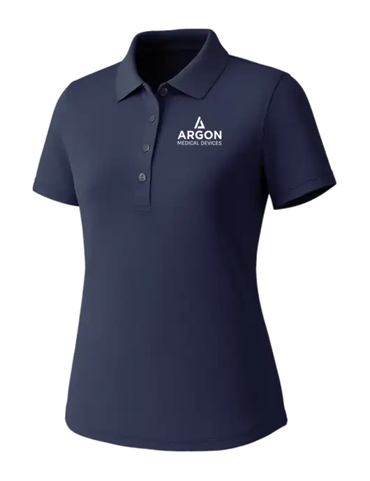 Callaway Womens Core Navy Performance Polo w/Argon Medical Devices Logo