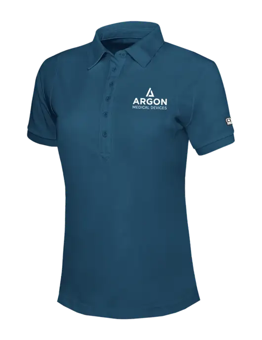 OGIO Womens Light Navy Jewel Polo w/Argon Medical Devices Logo
