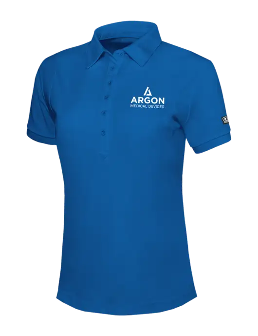 OGIO Womens Royal Blue Jewel Polo w/Argon Medical Devices Logo