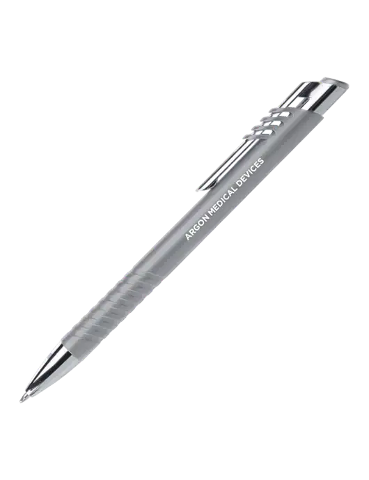 Schirhart Grey Pen - Black Ink w/Argon Medical Devices Logo