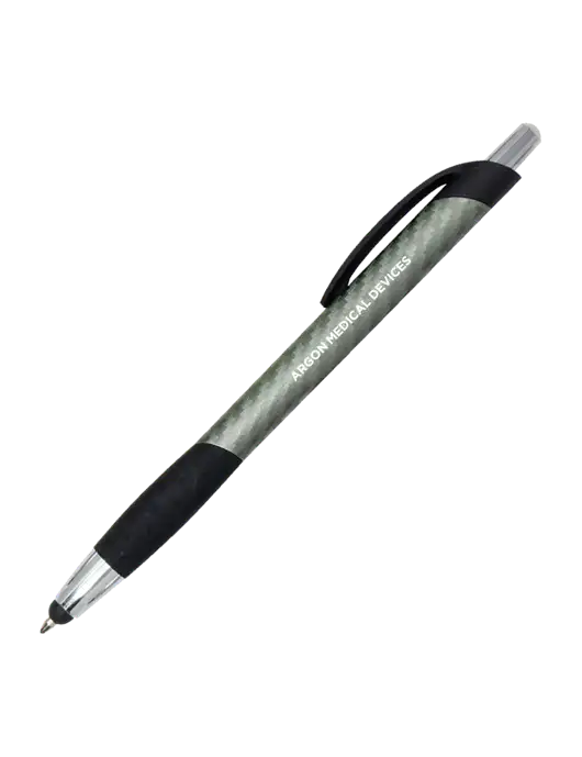 Sunray Gunmetal Stylus Pen w/Argon Medical Devices Logo