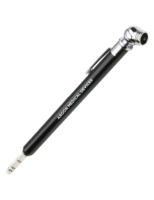 Quick View Black Tire Gauge w/Argon Medical Devices Logo