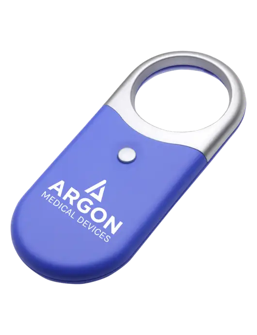 Compact Blue Magnifier Light w/Argon Medical Devices Logo
