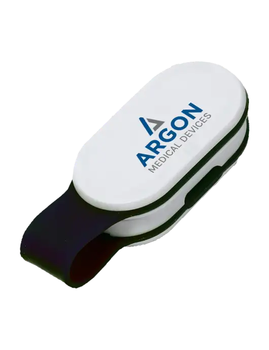 Magna Clip Black Personal Safety Light w/Argon Medical Devices Logo