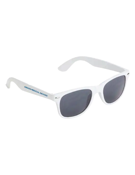 Daytona White Sunglasses w/Argon Medical Devices Logo