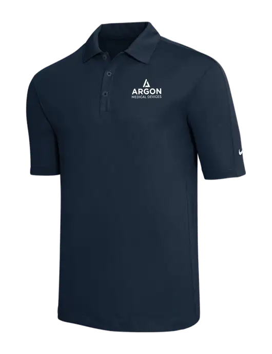 Nike Navy Tech Sport Dri-FIT Polo w/Argon Medical Devices Logo