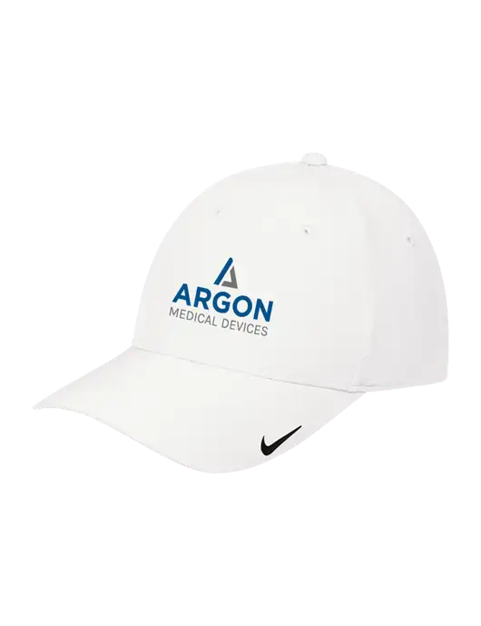 Nike White Dri-FIT Legacy Cap w/Argon Medical Devices Logo