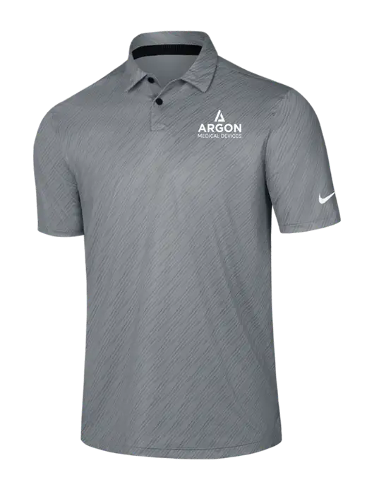 Nike Medium Grey Vapor Dash Polo w/Argon Medical Devices Logo