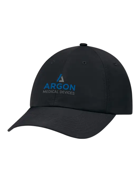 Richardson Relaxed Performance Lite Black Cap w/Argon Medical Devices Logo