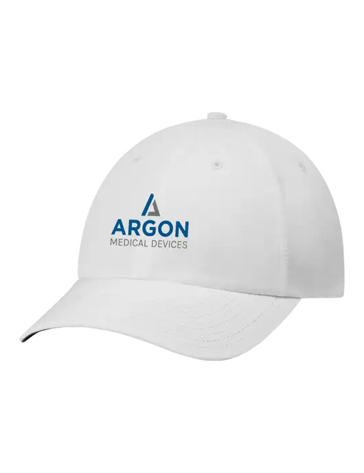 Richardson Relaxed Performance Lite White Cap w/Argon Medical Devices Logo