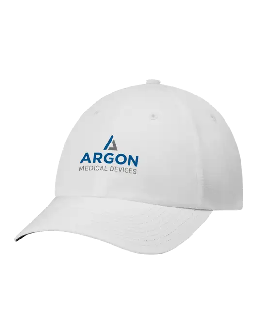 Richardson Relaxed Performance Lite White Cap w/Argon Medical Devices Logo
