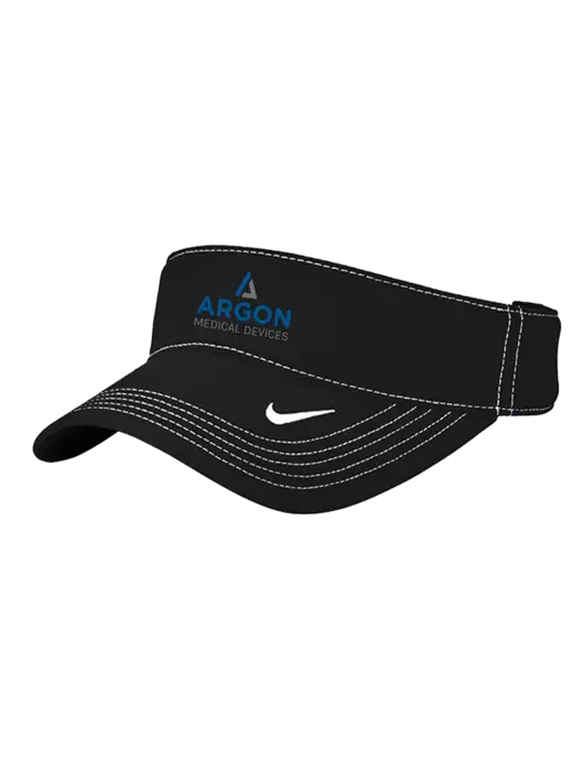 Nike Black Dri-FIT Ace Visor w/Argon Medical Devices Logo